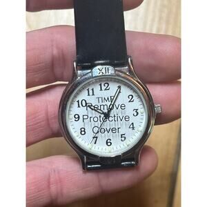 TIME magazine collectors watch. unisex adult. black. water resistant. quartz